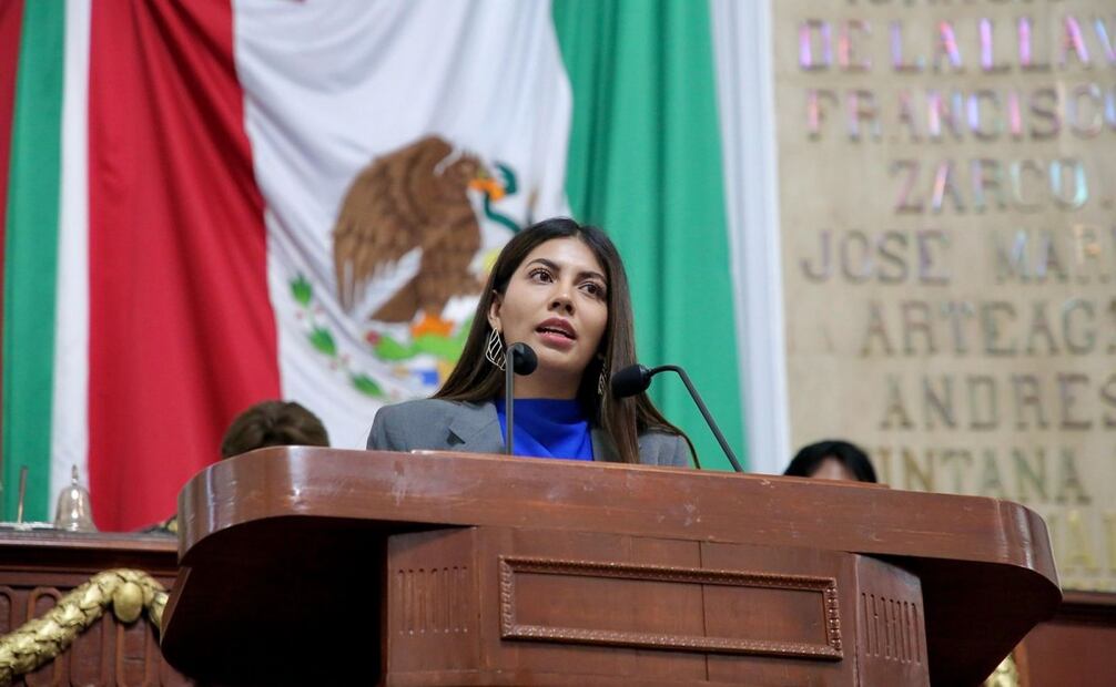 La diputada denunció que existe colusión entre valet parkin (13/02/2025). Foto: Especial