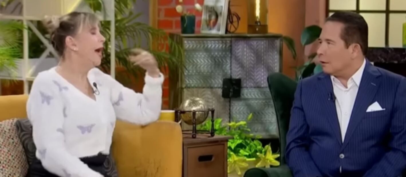 Shanik Berman le hizo una broma pesada a Gustavo Adolfo Infante en vivo: "Me dejaste frío" 