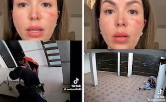 Cámaras captan brutal intento de asfixia contra una mujer en su casa; el video se viraliza en redes