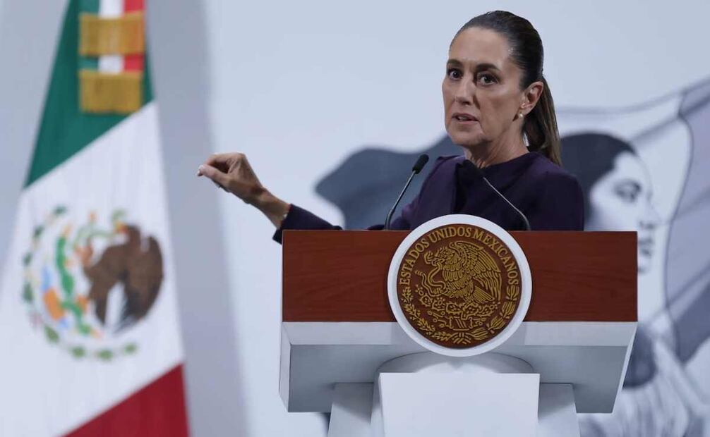 La Mandataria federal descartó que se vaya a pedir el Padrón Electoral o la lista nominal para la creación de la CURP biométrica, esto ante las declaraciones de los consejeros del Instituto Nacional Electoral (INE). Foto: Fernanda Rojas / EL UNIVERSAL