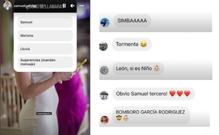 ¿Lluvia, Bomboro o Nahuel Gignac? Samuel García y Mariana Rodríguez buscan nombre para su bebé con encuesta