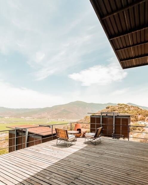 Un hotel burbuja y otros lugares para dormir en Valle de Guadalupe