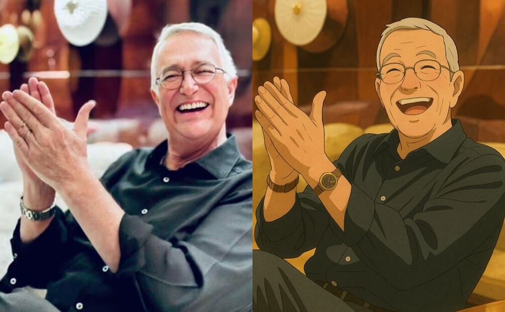 Ricardo Salinas Pliego se une a la tendencia de Studio Ghibli. Foto: Redes Sociales