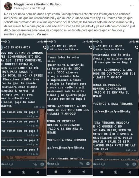 “Nuestra pandilla enviará a alguien a tu casa”: Así amenazan los "montadeudas" a sus víctimas