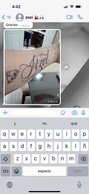 Chat de WhatsApp. Fuente: Twitter