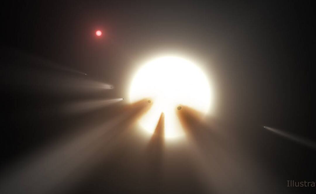 El telescopio espacial Spitzer observó la estrella KIC 8462852, sin detectar señales infrarrojas. Foto: NASA