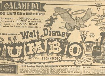 "Dumbo", el elefantito de orejas grandes, cumple 80 años