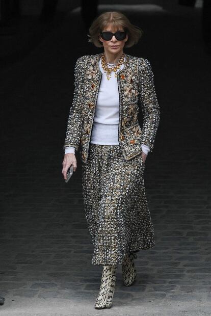 Anna Wintour es la mujer más influyente de la moda. Foto: Kiran Ridley / AFP