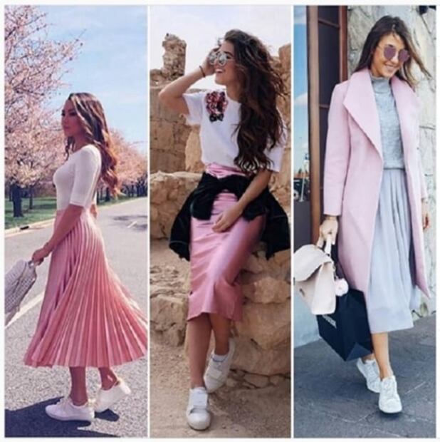 Aprende a combinar correctamente los tenis blancos