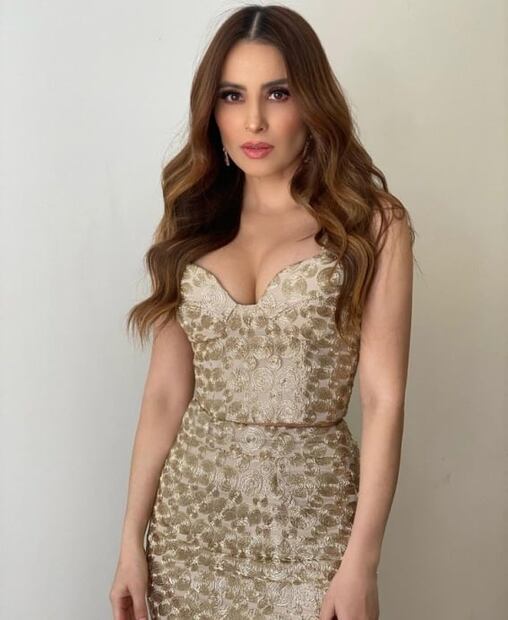 Cynthia Rodríguez se lleva el look de la semana con vestido strapless