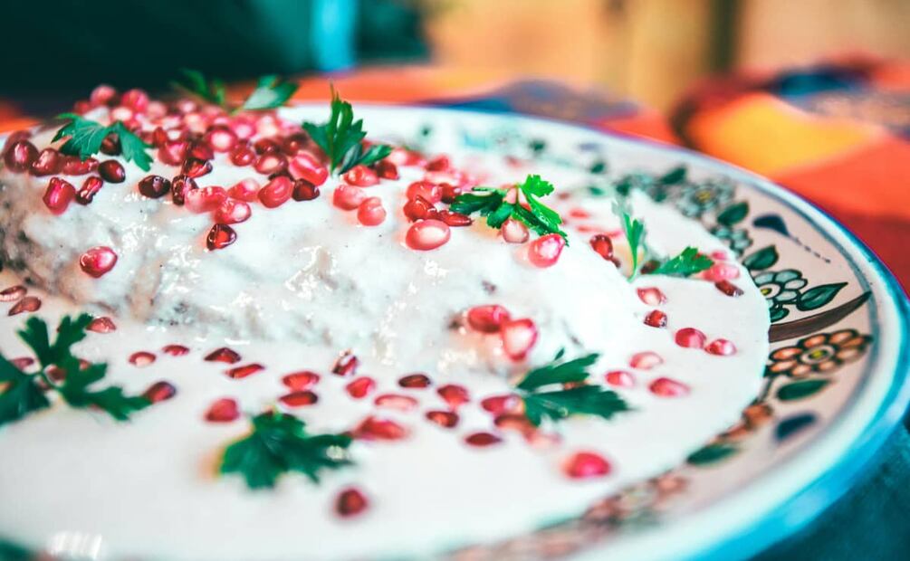 La salda de nogada puede aprovecharse en unas deliciosas enchiladas con nogada. Foto: Pexels /Javon Swaby.
