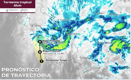 Tormenta tropical “Alvin” continúa acercándose a Los Cabos, BCS; cierran puertos a la navegación menor