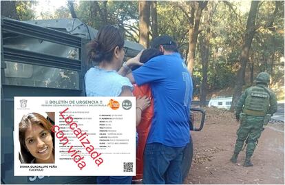 Diana Peña está hospitalizada y deshidratada, revelan familiares; estuvo desaparecida 7 días 