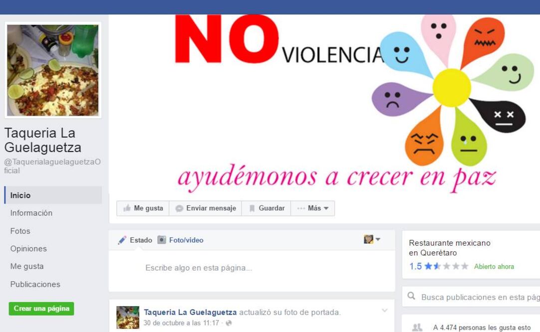 Taquería donde golpearon a mujer se pronuncia contra la violencia