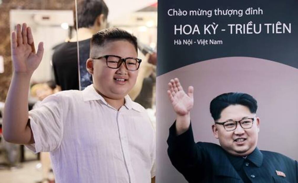 ¿Trump o Kim? Ofrecen cortes gratis en Vietnam al estilo de los dos líderes
