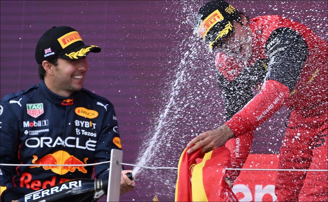 CHECO PÉREZ Y SUS 21 PODIOS EN LA FÓRMULA 1 - FOTO: AFP