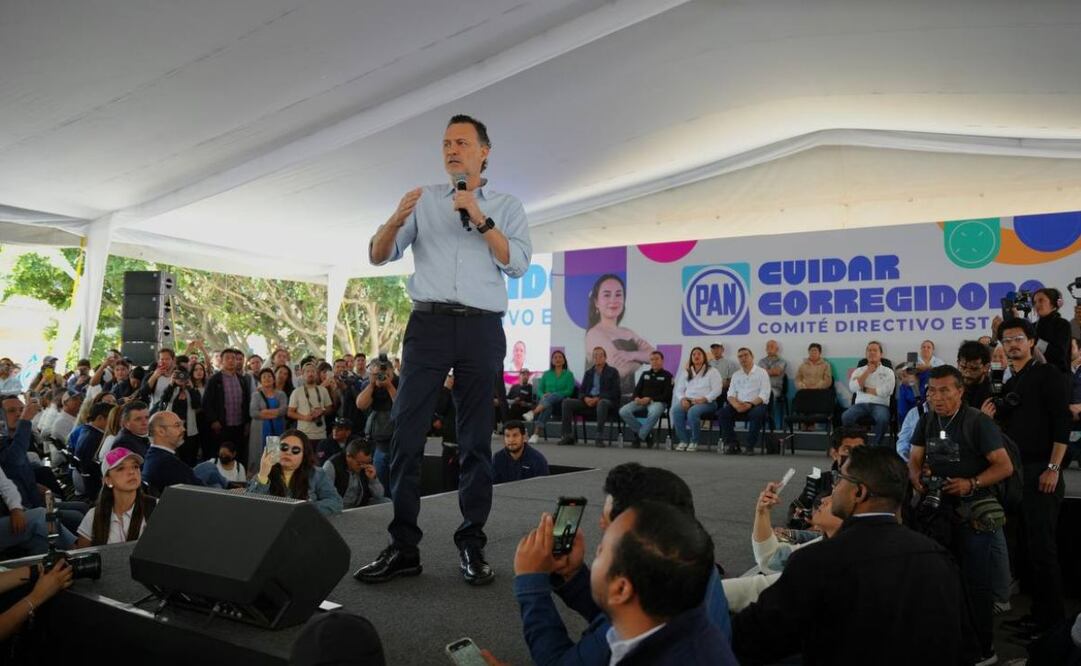 Congregan a panistas en Querétaro (12/04/2025). Foto: Especial