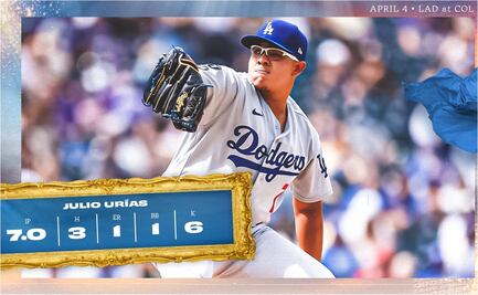 El mexicano Julio Urías consigue su primera victoria de la temporada 2021