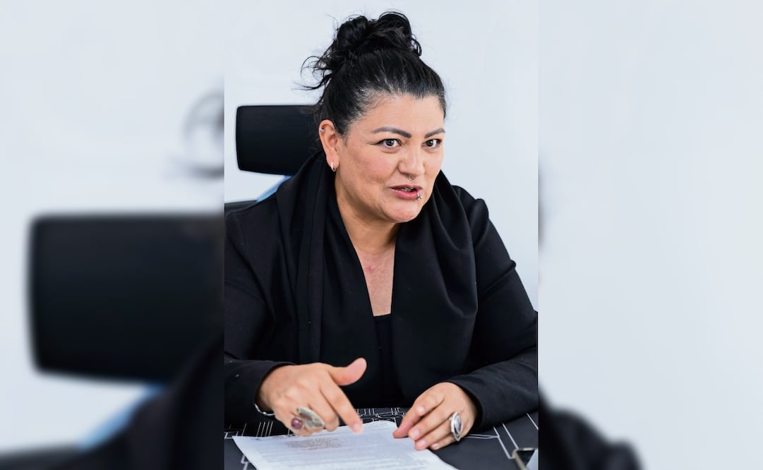 La secretaria afirma que el programa de ayuda será operado con un enfoque feminista. Foto: Fernanda Rojas / EL UNIVERSAL