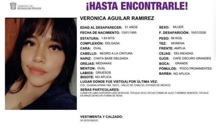 Verónica Aguilar y sus 4 hijos desaparecieron en Valle de Chalco desde hace 10 días; activan ficha de búsqueda