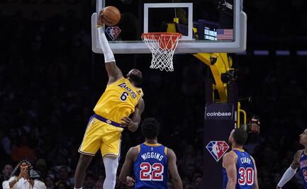 LeBron James firma una actuación histórica para darle el triunfo a los Lakers sobre GSW