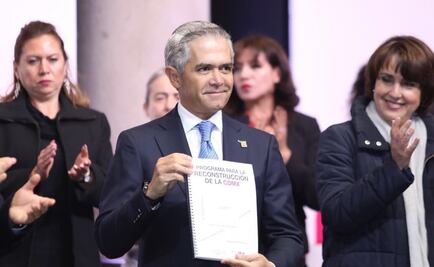 Mancera presenta programa de reconstrucción para CDMX