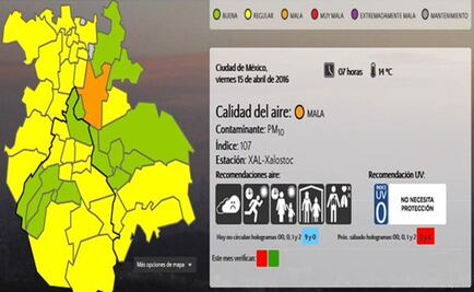De buena a regular, la calidad del aire en la CDMX