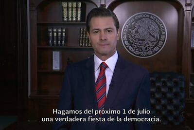 El rechazo a la violencia en campañas es acudiendo a votar: EPN