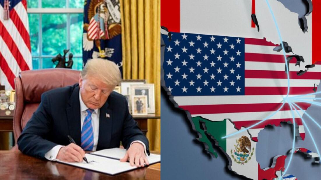 Trump hace oficial la imposición del 25% de aranceles para México y Canadá. (30/01/25) Fotos: Archivo