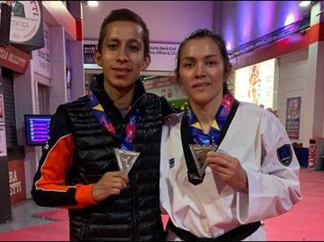 María Espinoza y Brandon Plaza, medallistas en Mundial de Taekwondo
