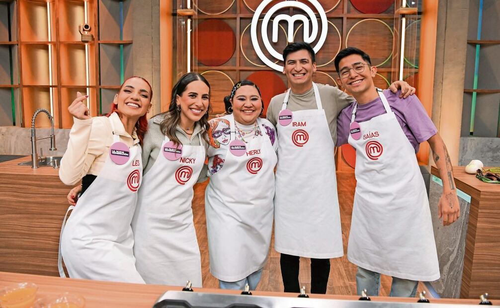 Leslie G., Nicole Chávez, Herly, Iram Mendiola e Isaías Espinoza. (27/03/2025) Foto: TV Azteca