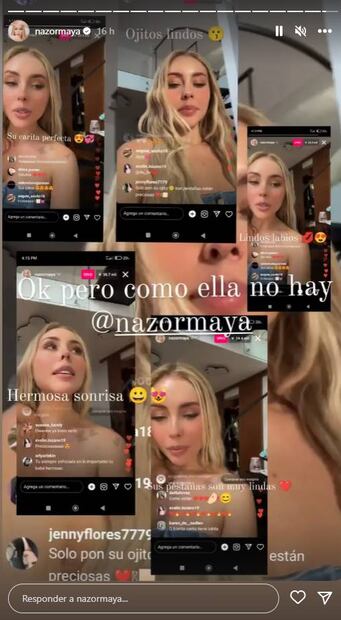 Segudiores muestran su apoyo y cariño a Maya Nazor, ex de Santa Fe Klan.