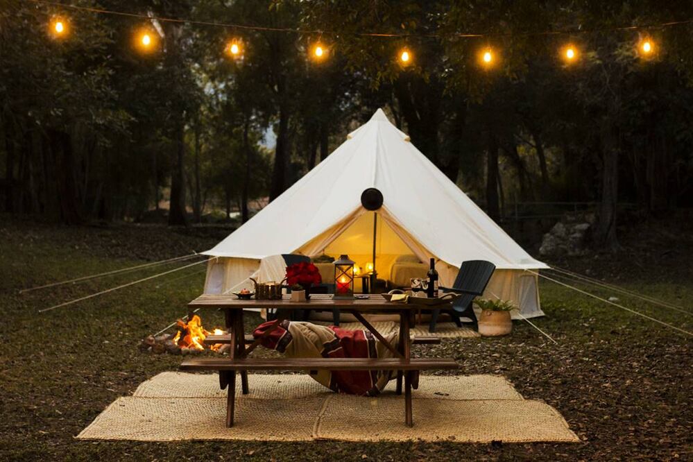 En Glamping Octli serán ocho tiendas de lujo tipo safari. Foto: cortesía