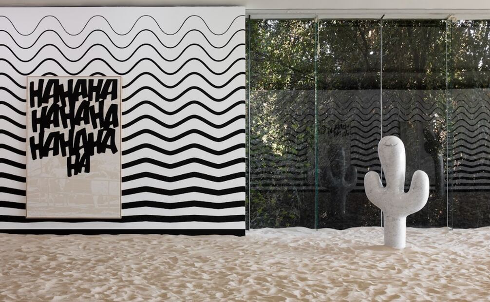 Lago Algo, exposición. Foto: Especial