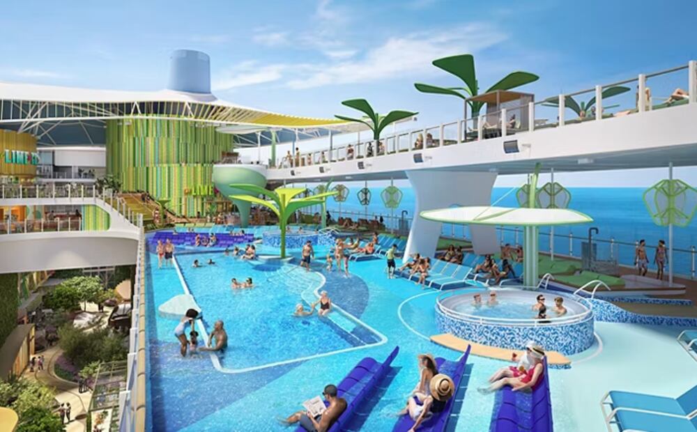 El Icon of the Seas puede recibir a más de 7,600 pasajeros por viaje.
Foto: Royal Caribbean Cruises