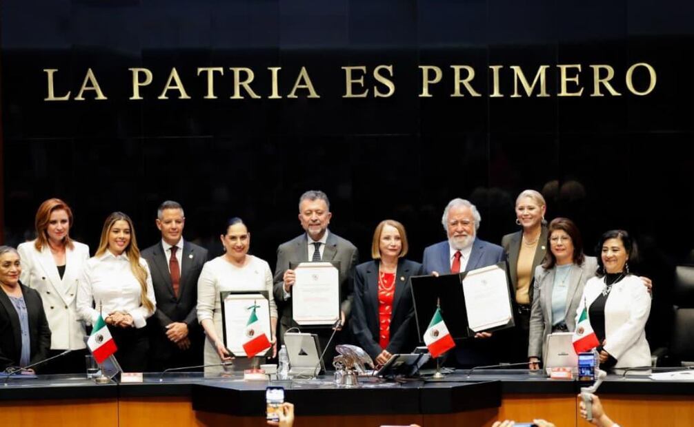 Senado ratifica nombramiento de Alejandro Encinas como representante de México en la OEA este martes 30 de septiembre de 2025. Foto: Especial