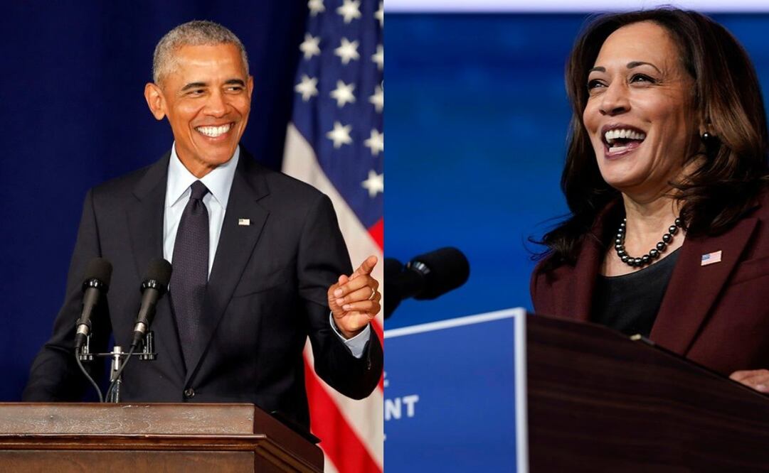 Obama respalda la candidatura presidencial de Kamala Harris. Foto: especial