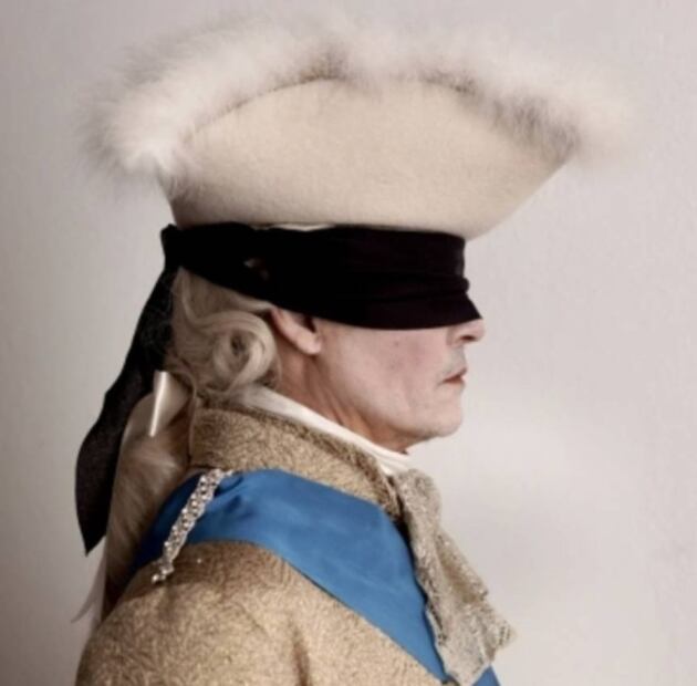 Así se ve Johnny Depp como Luis XV, su primer papel en tres años