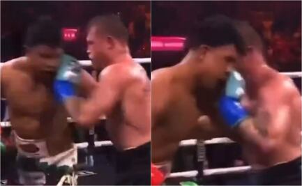 ¿Lo salvó del nocaut? Canelo Álvarez evitó la caída de Jaime Munguía