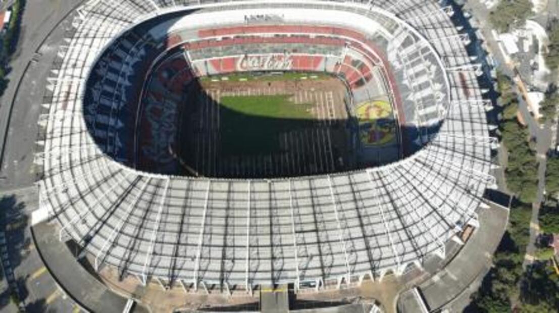 En el Azteca siguen los trabajos a marcha forzada