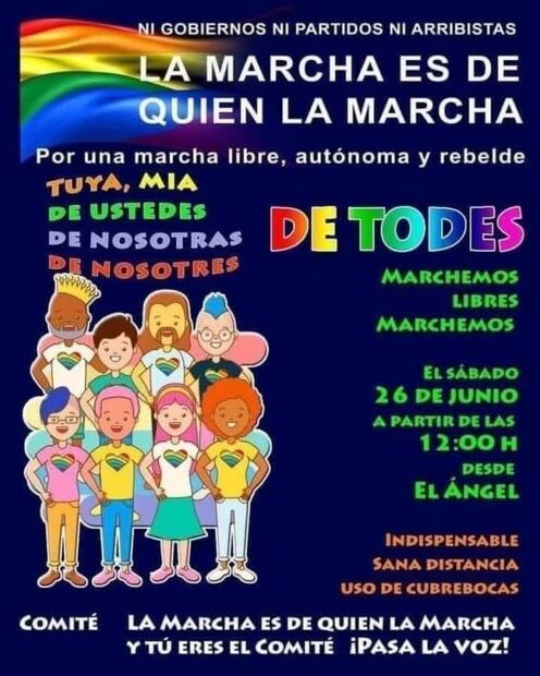 ¿Habrá Marcha del Orgullo Gay presencial en CDMX?