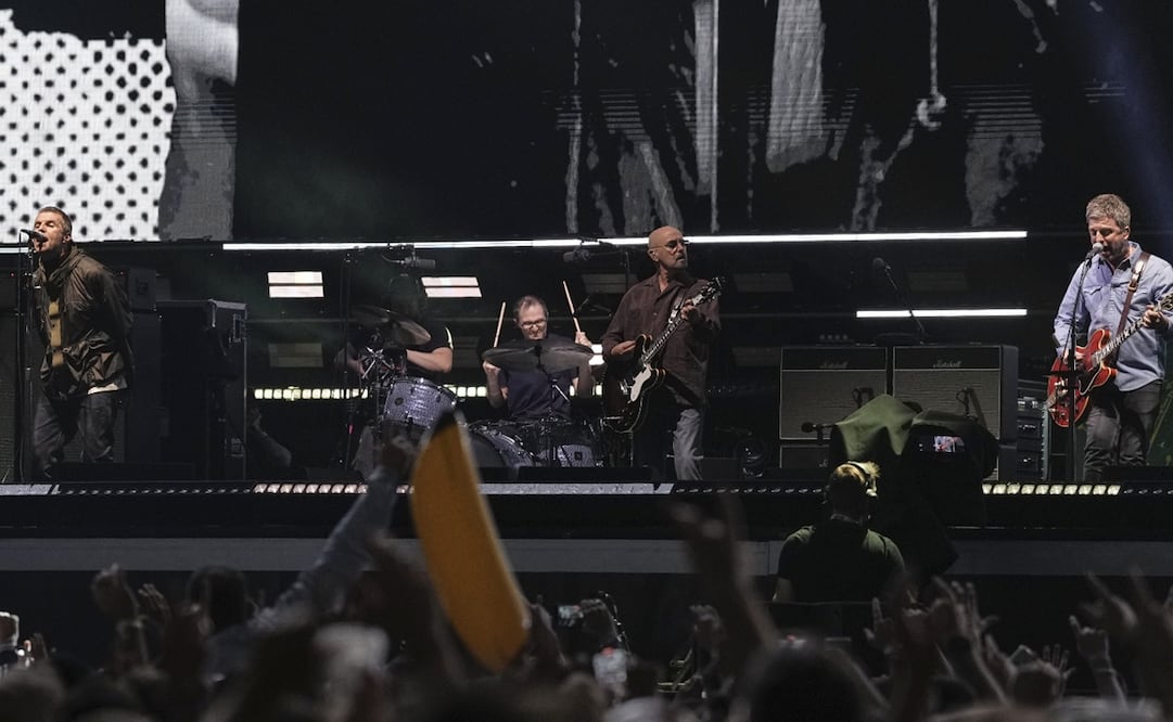 Primer performance de Oasis tras 16 años. Foto: AP.