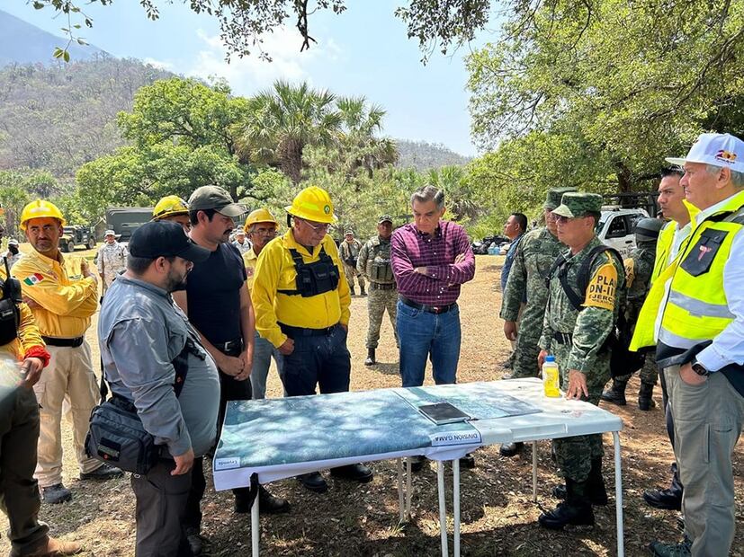 El gobernador aseguró que el incendio está controlado a un 65 por ciento. (Foto: especial)