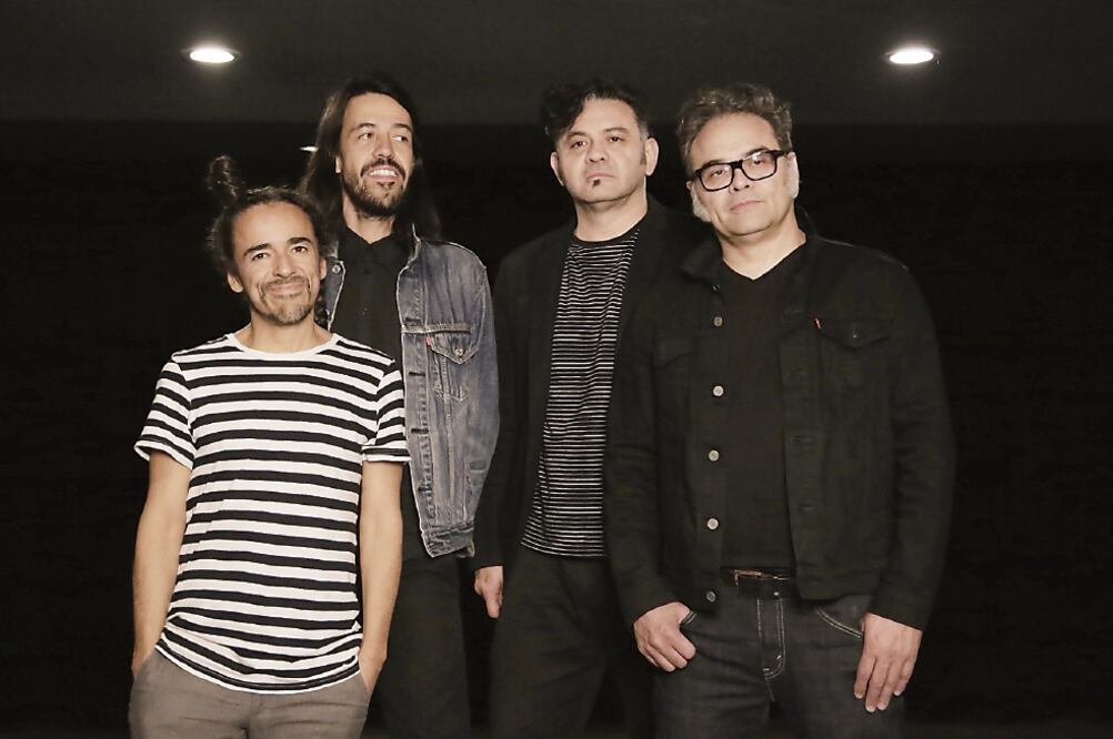 La banda dio ayer detalles de lo que presentará en el Vive Latino este fin de semana (ALEJANDRA LEYVA. EL UNIVERSAL)