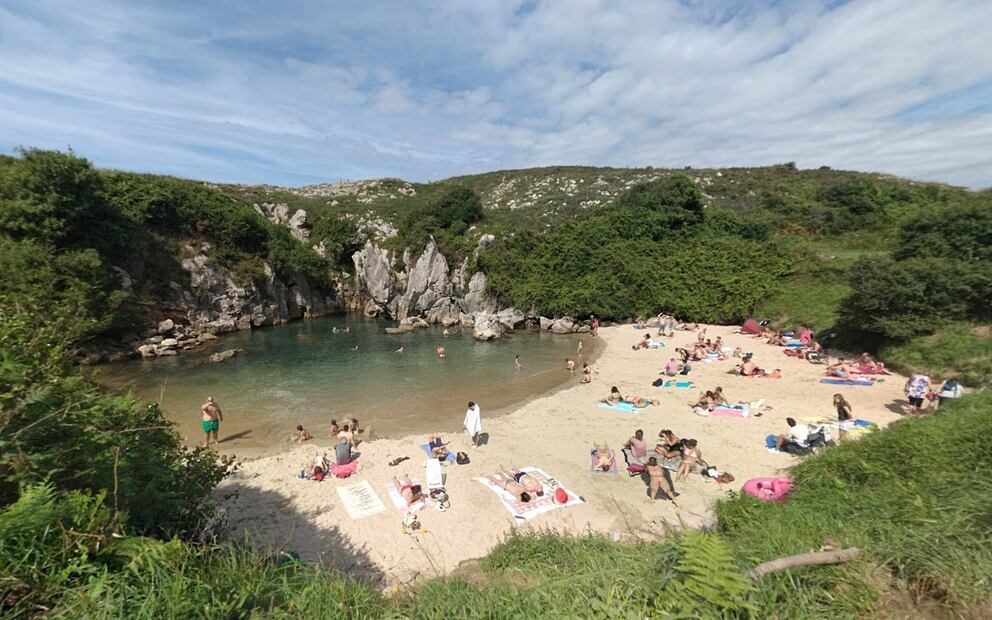 Playa de Gulpiyuri. Foto: Google Maps / Imanol Gonbar