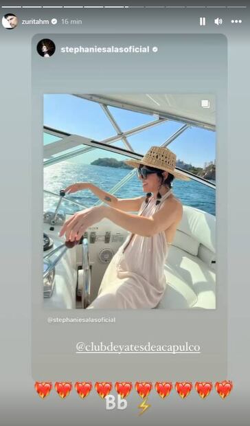 Stephanie Salas presume viaje romántico con Humberto Zurita