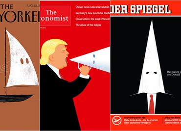 Revistas critican “defensa” de Trump al Ku Klux Klan