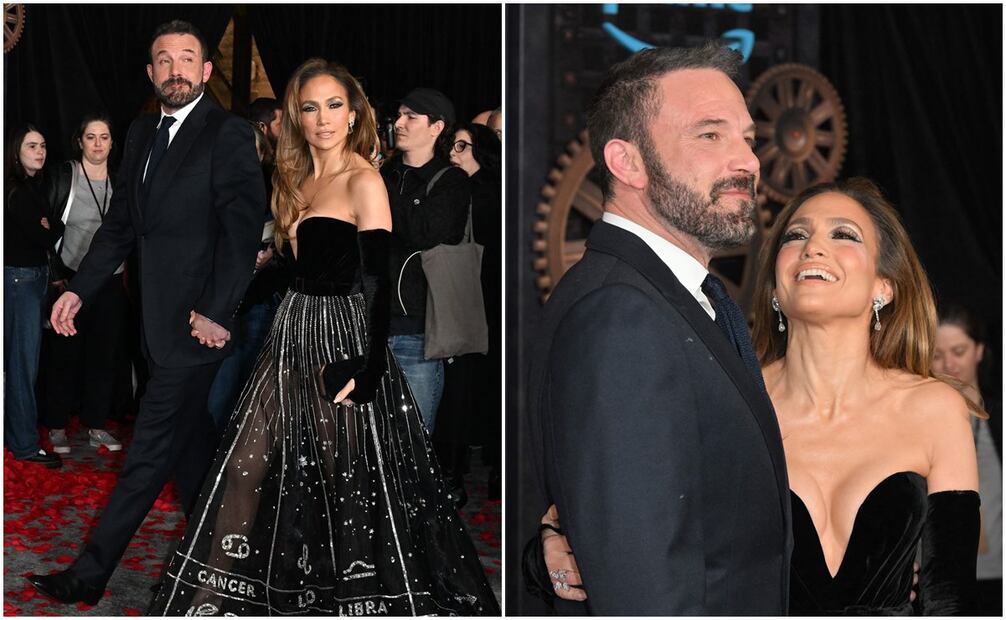 Ben Affleck y  Jennifer Lopez. Fotos: AFP.