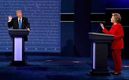 Primer debate: Clinton propone; Trump interrumpe