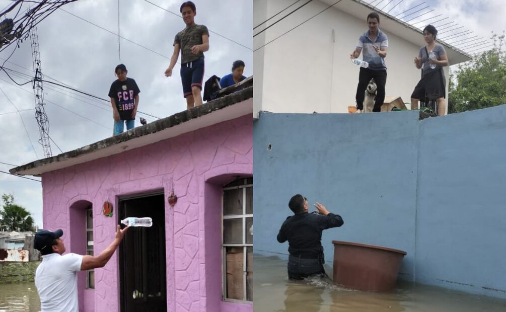 Familias afectadas no pueden salir de sus casas en busca de alimento para su familia (29/03/2025). Foto: Especial